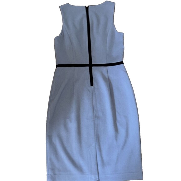 The Limited Light Blue Sheath Dress – Size 8 | Black Contrast Trim, Sleeveless - Picture 2 of 6